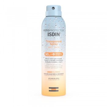 Fotoprotector ISDIN Transparent Spray Wet Skin SPF 50 250 ml