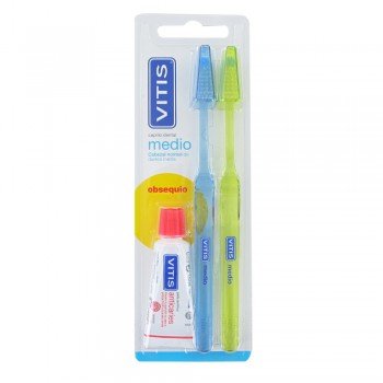 Vitis Cepillo Dental medio Duplo