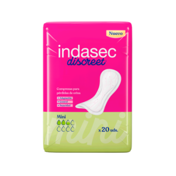 Indasec Discret Mini 20 Compresas