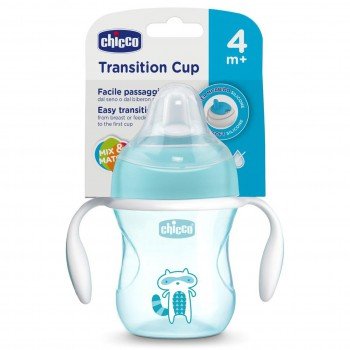 Vaso transición Chicco Azul 4m+
