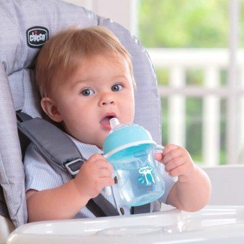 Vaso transición Chicco Azul 4m+