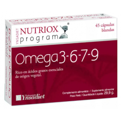 Nutriox Omega 3-6-7-9 45 cápsulas blandas