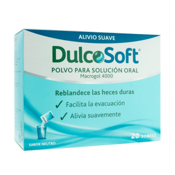 Dulcosoft 125 mg 20 sobres