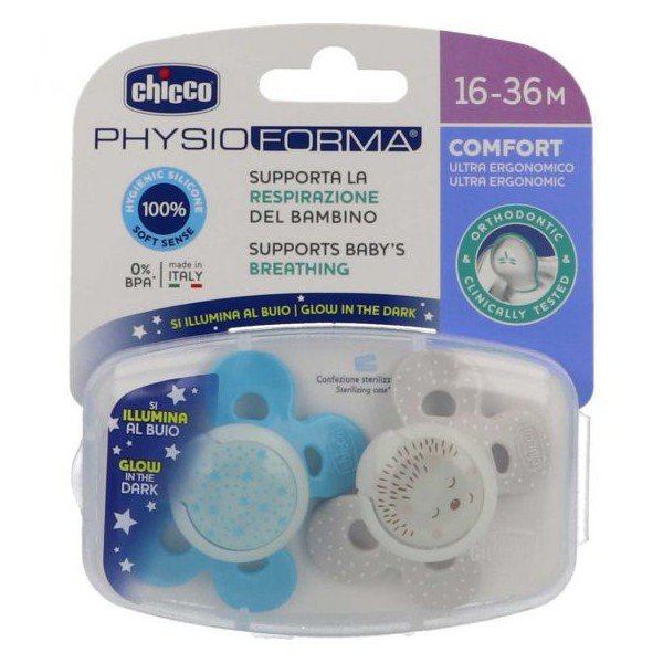 Chicco Chupete Physio Comfort Silicona 16-36M 2...