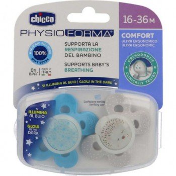 Chicco Chupete Physio Comfort Silicona 16-36M 2 uds