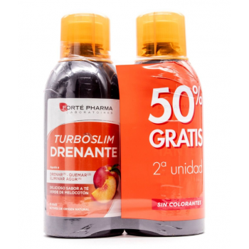 Forte Pharma Turboslim Drenante Sabor Melocoton 2x500ml