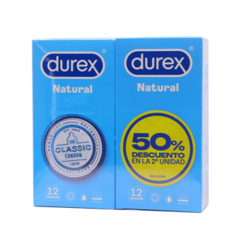 Durex Natural Duplo Preservativos 24 uds