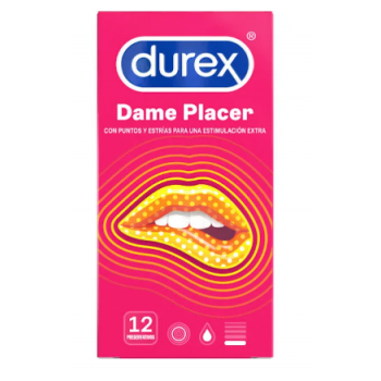 Durex Dame Placer Preservativos 12 uds