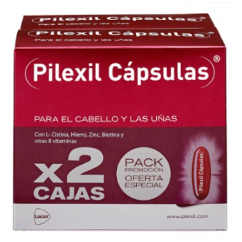 Pilexil Duplo 100 + 100 cápsulas