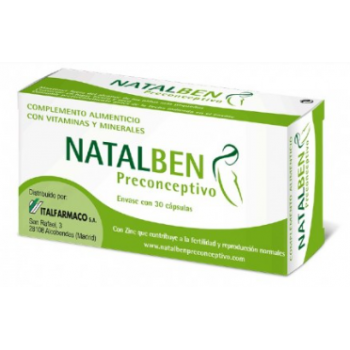 Natalben Preconceptivo 30 cápsulas