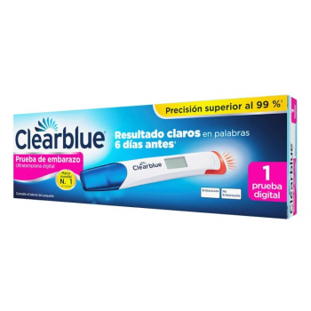 Clearblue Prueba de Embarazo Ultratemprana Digital 6 Días Antes