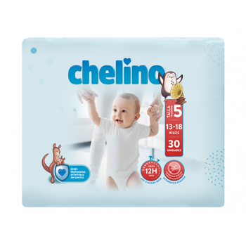 Pañales Chelino Talla 5 13-18 kg 30 uds