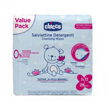 Toallitas Chicco Tripack 3 x 72 uds