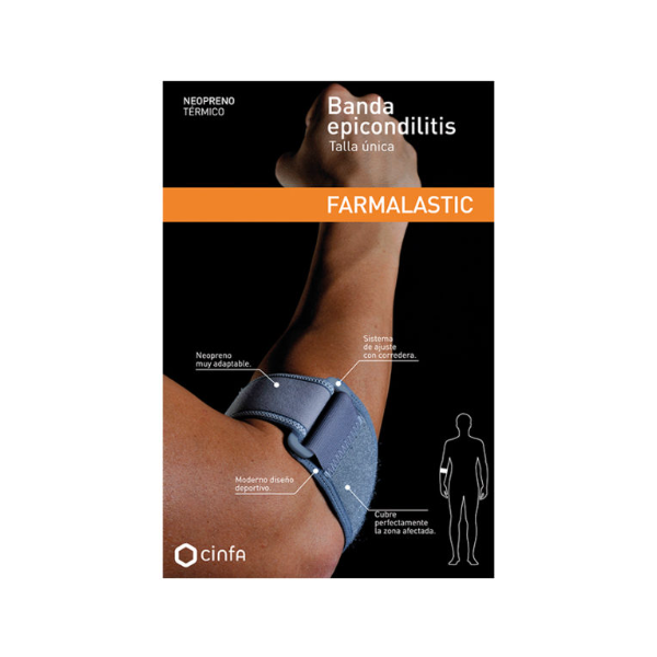 Banda Epicondilitis Neopreno Térmico Farmalastic Talla Única