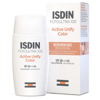 Foto Ultra 100 ISDIN Active Unify COLOR Fusion Fluid SPF 50+