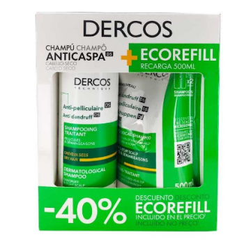 promocion dercos champu anticaspa cabello seco