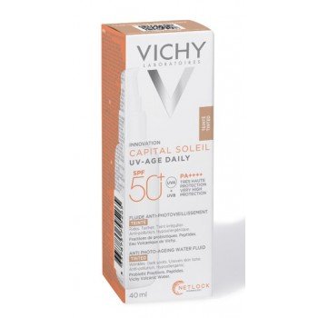 VICHY CAPITAL SOLEIL UV-AGE Daily CON COLOR SPF50+ 40ml