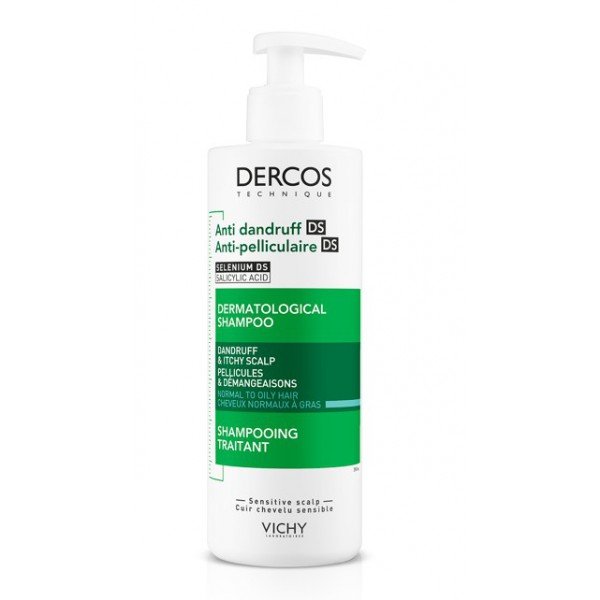 DERCOS ANTICASPA GRASA O NORMAL 400ML