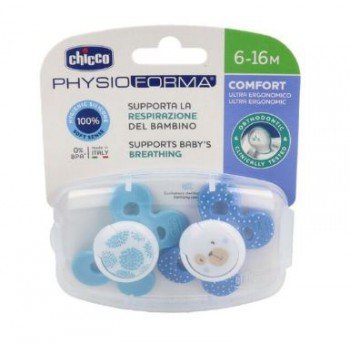 Chicco Chupete Physio Comfort Silicona 6-16m 2 uds