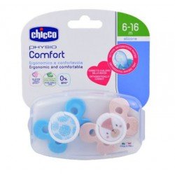 Chicco Chupete Physio Comfort Silicona 6-16m 2 uds 2