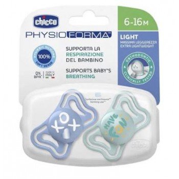 Chicco Chupete Physio Light Silicona 6-16m 2 uds