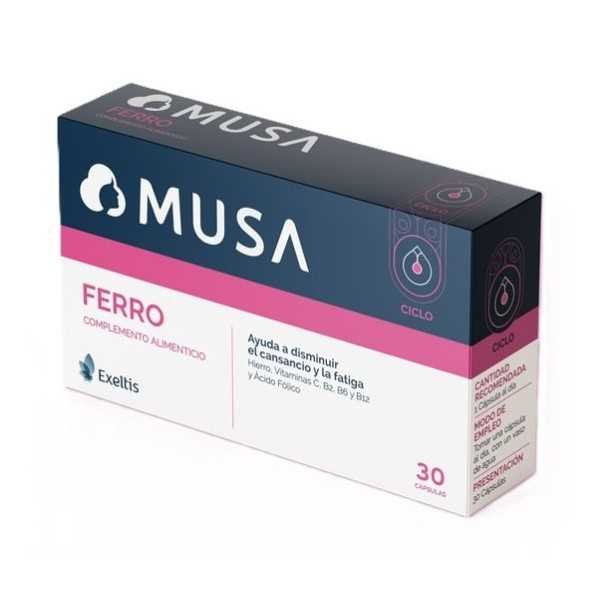 MUSA FERRO 30 CAPSULAS