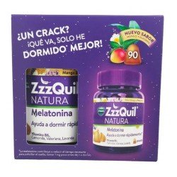 ZZZQUIL NATURA 90 GUMMIES SABOR MANGO & PLATANO PACK