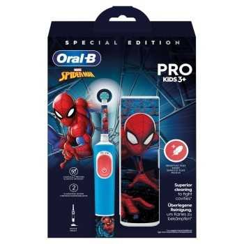 Oral B Pack Cepillo Eléctrico Infantil + Estuche Spider-man