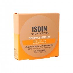 maquillaje compacto isdin medium